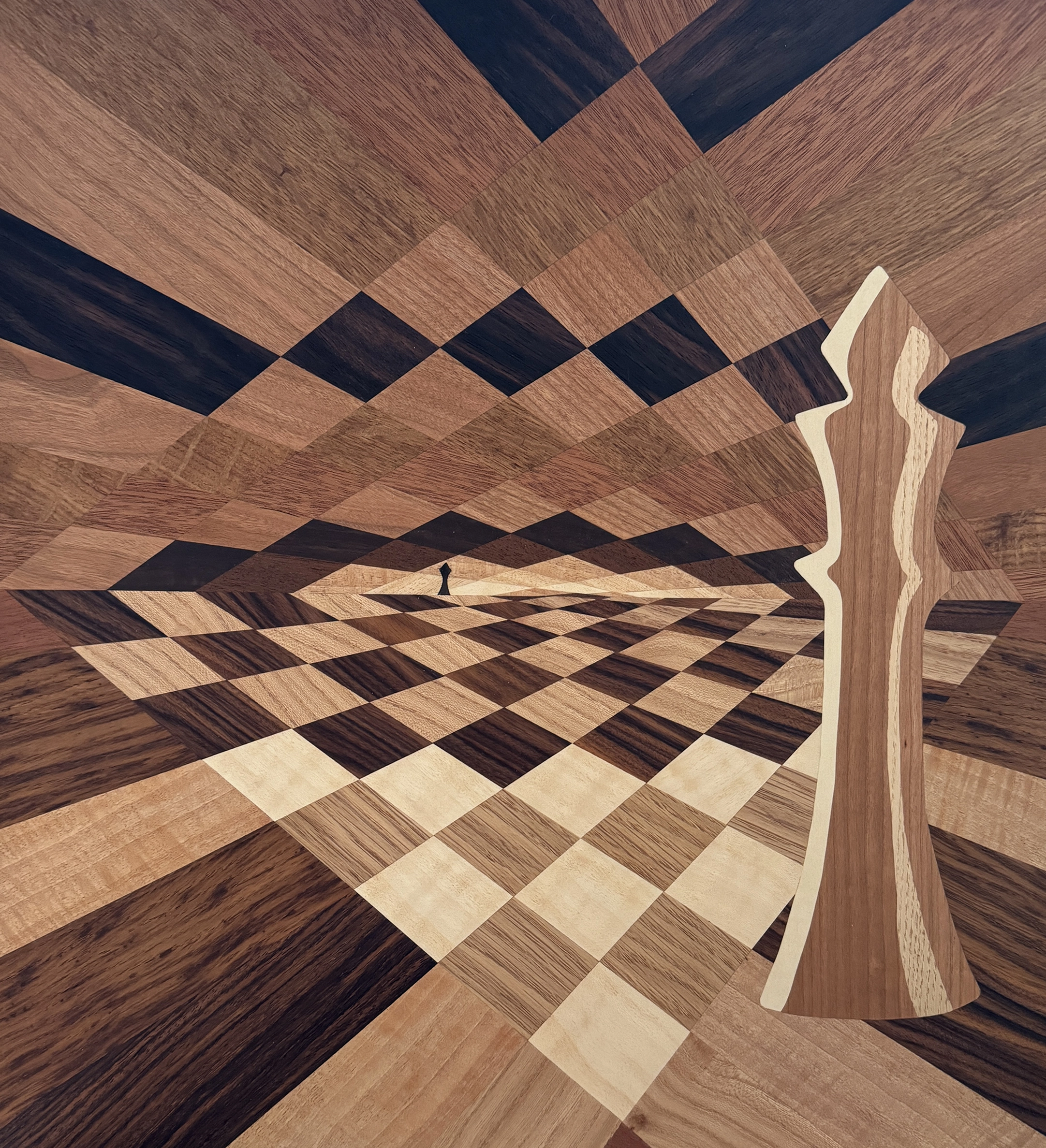96chessboard sunset